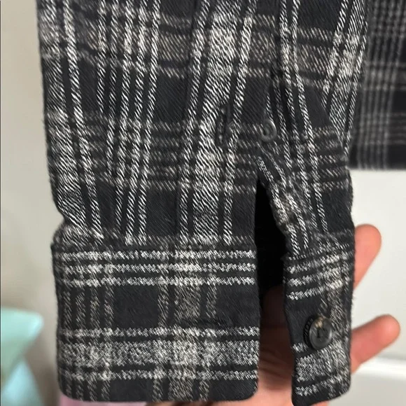 Black and White Plaid Shirt - Picture 5 of 5